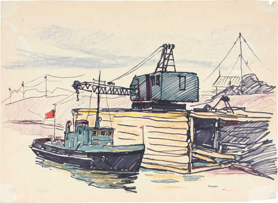 Алексеев Михаил Юрьевич. Лот из двух работ 1970-х гг.: 